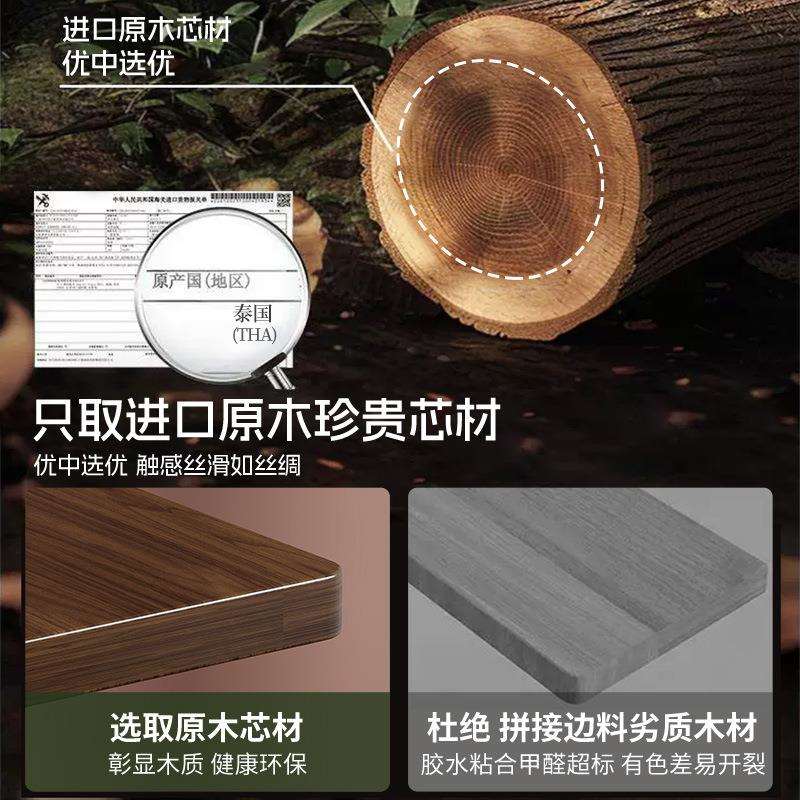 实木电脑主机托架多层可移动机箱底座置物架子落地家用桌下小推车