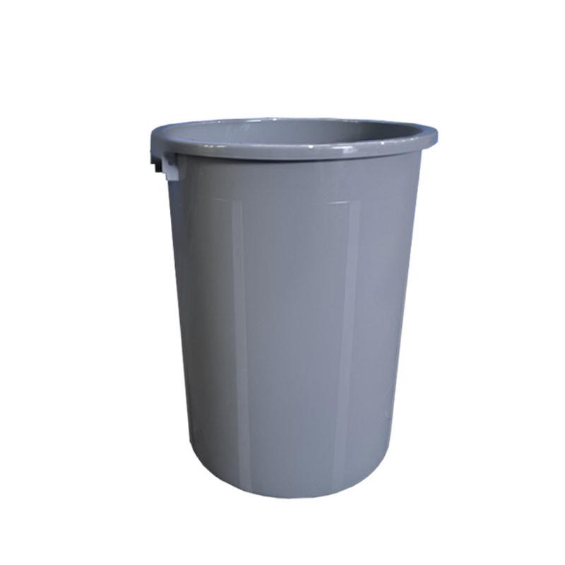黑灰色塑料垃圾桶大容量带盖大号家用加厚耐用圆形水桶无包邮