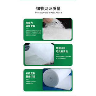 天井棉空气过滤网 560G顶棚喷漆房过滤棉 富瑞希中效过滤棉 FRS