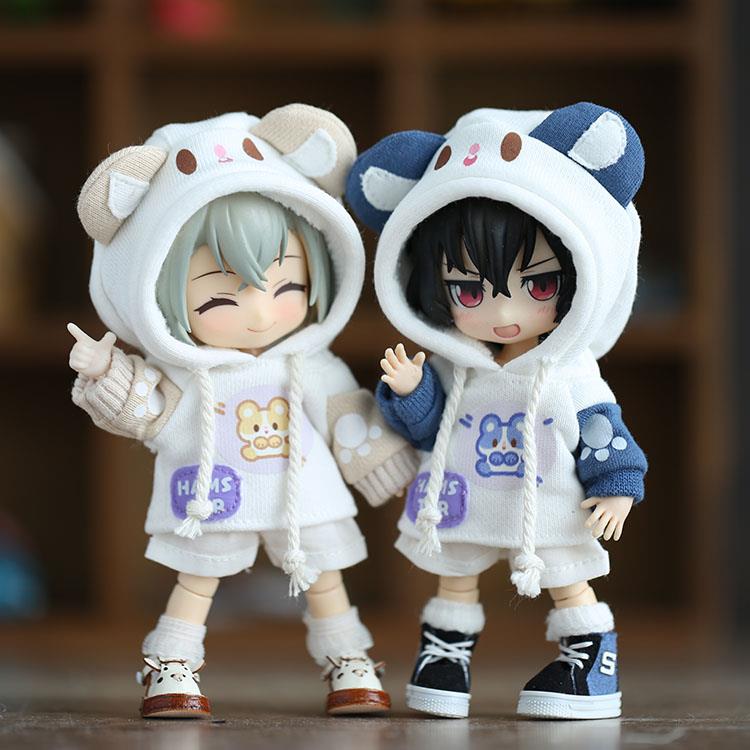 ob11娃衣 可爱小仓鼠卫衣 GSC粘土人 YMY UFDOLL 12分bjd娃娃衣