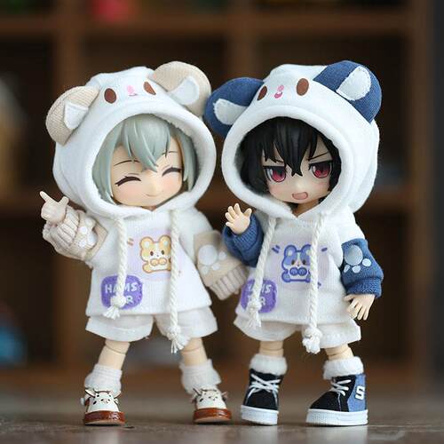 ob11娃衣  可爱小仓鼠卫衣 GSC粘土人 YMY UFDOLL 12分bjd娃娃衣