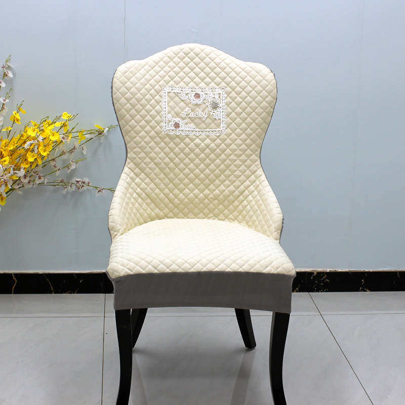 欧式包套全凳子套加厚餐桌罩0wyv座套实木椅椅子保护套餐厅别墅罩