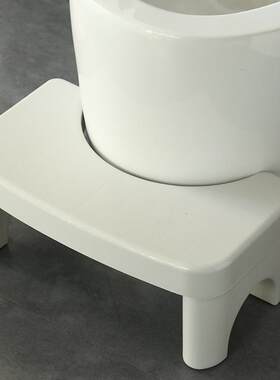 实用浴室马桶设计结实不易变形舒适助排泄垫脚凳浴室卫生间厕所