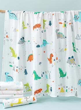 跨境muslin双层高密竹纤维襁褓巾婴幼儿盖毯新生宝宝产房包巾包单