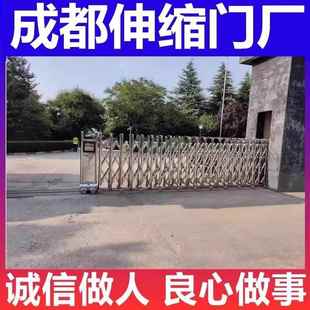 成都电动门伸缩门电动大门段滑门小区别墅庭院门分段直线门平移门