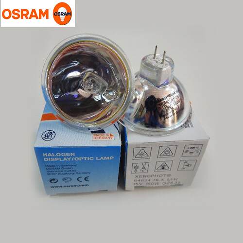 OSRAM欧司朗64634HLX 15V150W GZ6.35电子胃镜肠镜冷光源卤钨灯泡