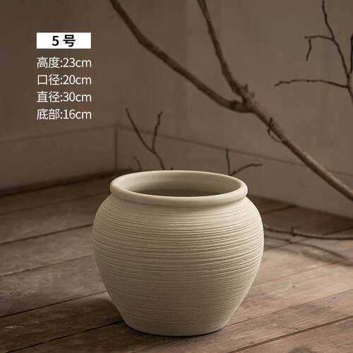 正品落地陶瓷大花瓶客客厅约插花装饰干北欧米白色简大罐子厅装饰