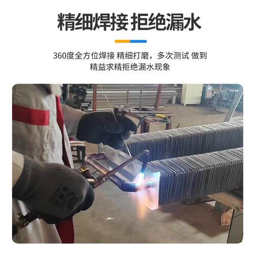 暖气片立式铜铜铝串片管热器立式对流热办公楼宿器舍家用翅片管散
