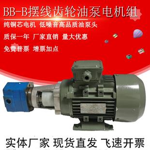 B4JZ摆线 线齿轮油泵电机组BB B6Y B4YJZ B6JZ B10Y 370 B10JZ