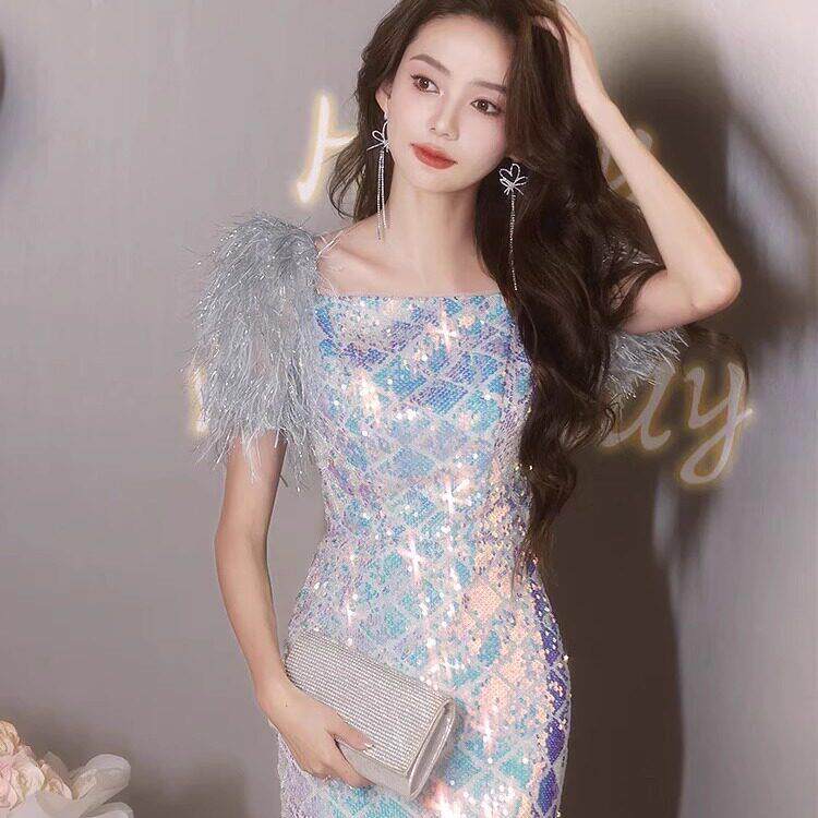 法国Lemondtajoes晚礼服女宴会气质高级感轻奢小众高端成人礼亮片