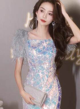 法国Lemondtajoes晚礼服女宴会气质高级感轻奢小众高端成人礼亮片