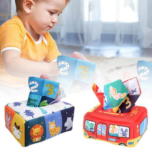 Montessori Toys Magic Tissue Box Baby Educational Learning A