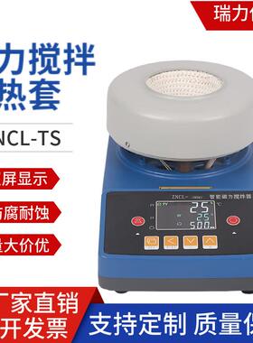 瑞力仪器磁力搅拌器实验室智能数显恒温磁力搅拌器电热套ZNCL-TS