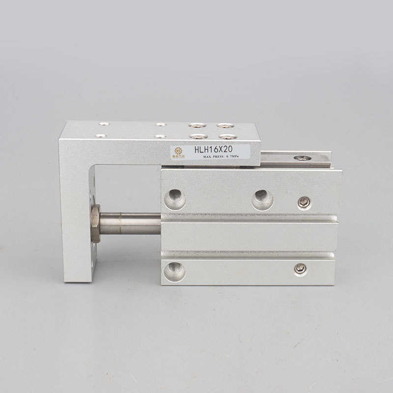 亚德客型精密滑台导轨气缸HLH20X5X10X15X20X25X30X40X50X60