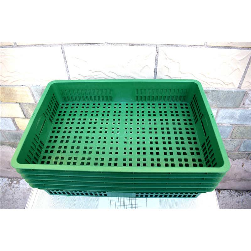 熟胶塑料水果店货架盒子超市蔬菜货架托盘子多肉筐陈列篮大号框筐
