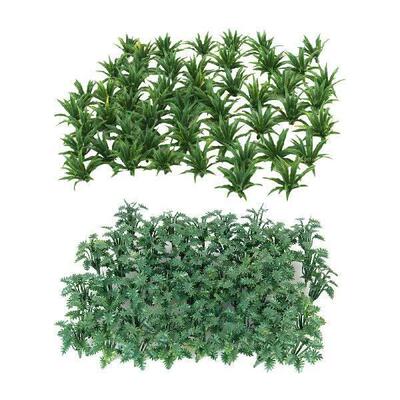 100pcs Green Landscape Model Grass Wargame Diorama 3.3cm 5cm