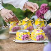 欧式 组合 陶瓷调味罐带盖高颜值家用油盐酱油瓶醋壶厨房调料盒套装