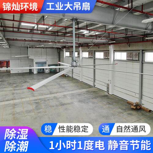 变频 永磁 省电工业大吊扇 车间厂房通风降温环保 空大风扇厂家