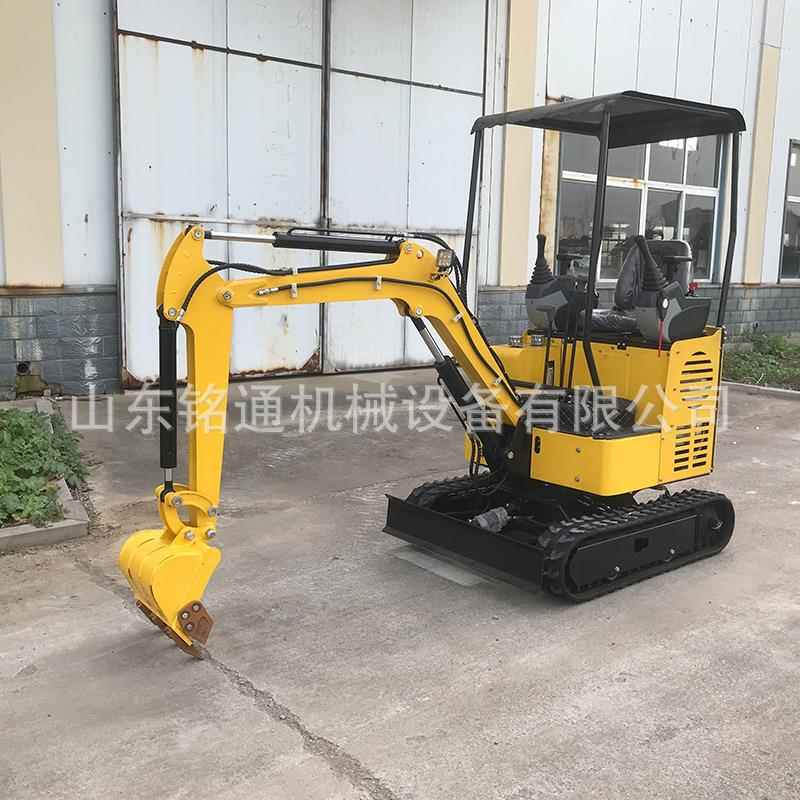 小型履带挖掘机建筑工地微型挖机农用开荒小勾机结构紧凑