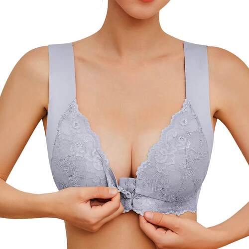 Front button without steel ring, plus size without trace