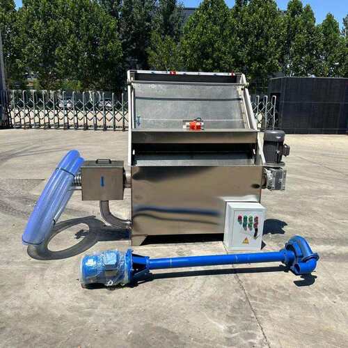 斜筛式干湿分离机鸡粪牛粪固液分离器畜禽粪污酒糟薯渣脱水机