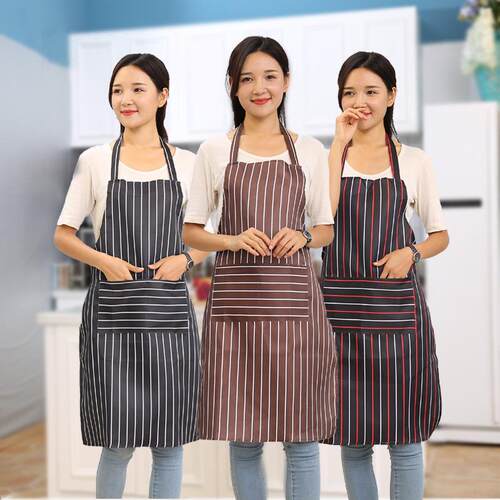Korean-style fashionable and minimalist waterproof apron for