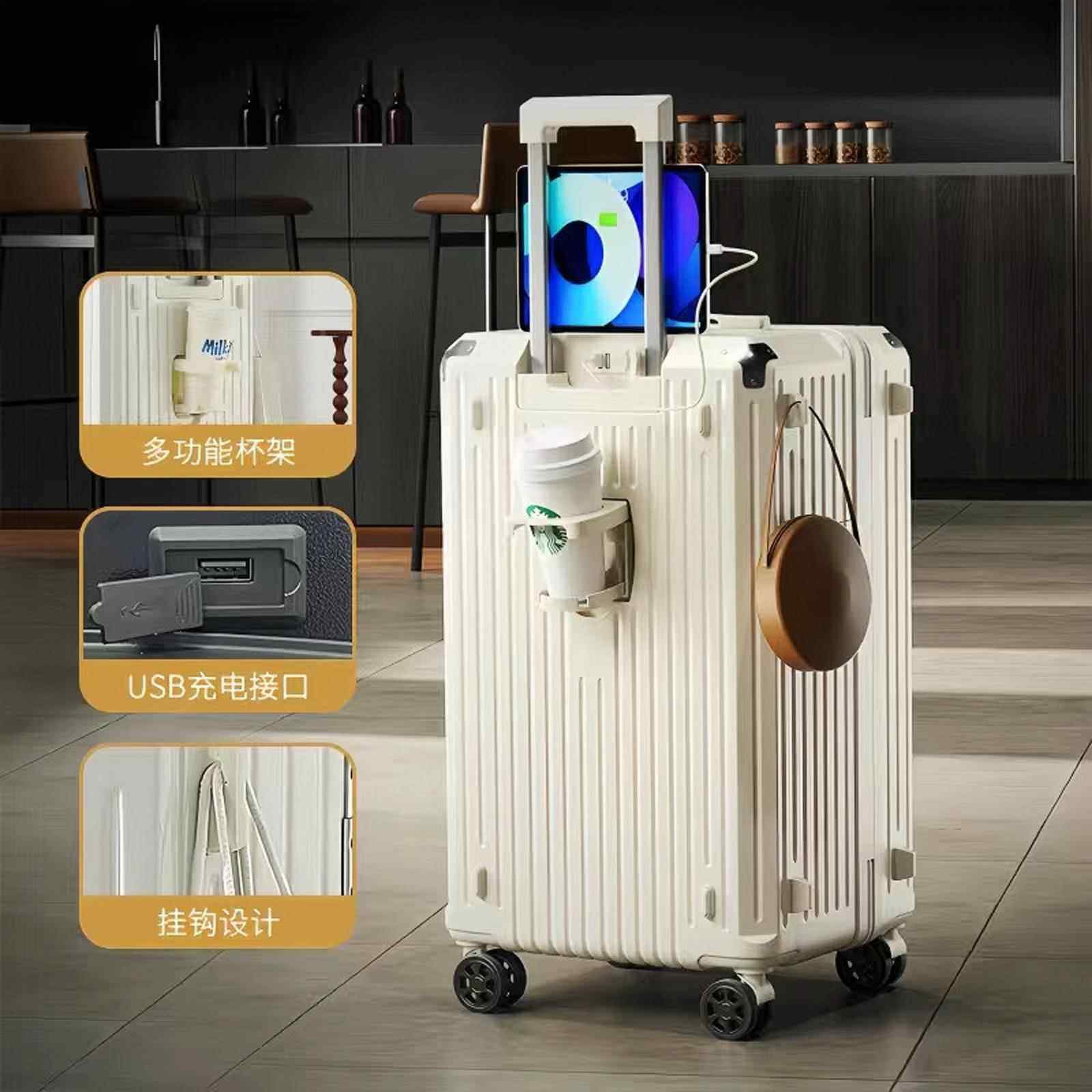 正品高颜值行李箱女码2024新款28寸大容量P行C网红旅密皮箱音万静