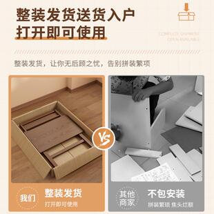 折叠书桌学生家用电脑桌卧室小户型床边学习小桌子简易办公实木