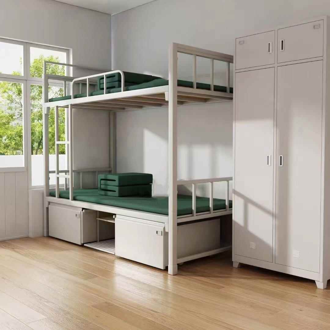 2014款制式单人床双层床员工宿舍高低床营具上下铺铁架床公寓床