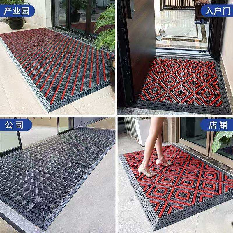 室外台阶地毯镂空拼接地垫进门酒店门口户外防晒防滑脚垫入户门垫