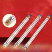 弹簧钢制防震内孔车削刀柄中心出水口sccr钢制内冷出水口菱形内孔