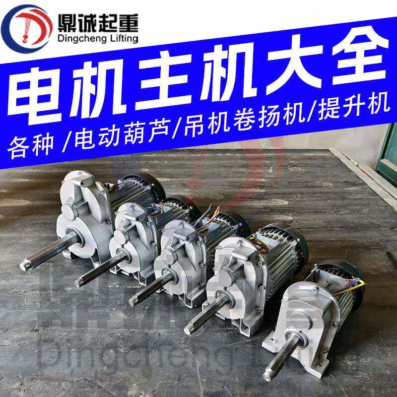 输送带吊机升降机电动吊车配件电机马达220V380V起重葫芦配件大全