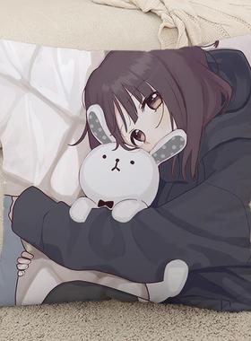 正品Menh濑ea-charn七胡桃定酱日记抱枕周边制双面靠垫二次元动漫