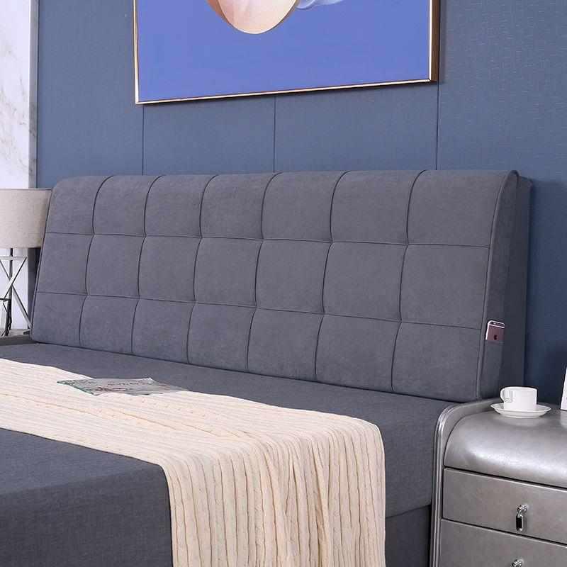 床头靠垫软包榻榻米床头板软包大靠背无床头套靠枕双人自粘可拆洗