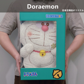 日本 哆啦A梦 机器猫毛绒公仔 叮当猫玩偶蓝胖子 圣诞节雪人