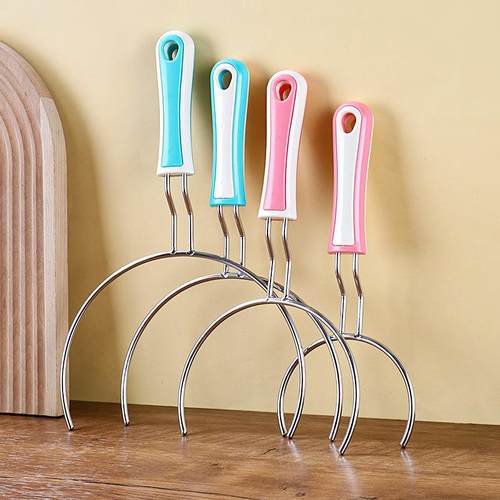 不锈钢端碗叉多功能防烫夹碗夹隔热取碗器商用端盘砂锅端汤碗工具