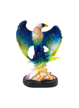 新品现货渐变展翅雕摆件家居简约现代电视柜装饰品客厅