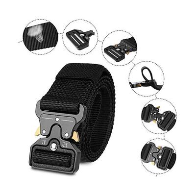 Genuine tactical belt quick release outdoor military belt so