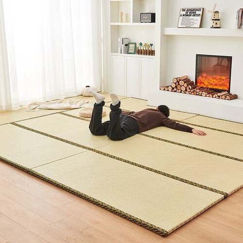 日式印尼藤榻榻米垫子黄麻椰棕垫炕垫床垫飘窗垫异形尺寸