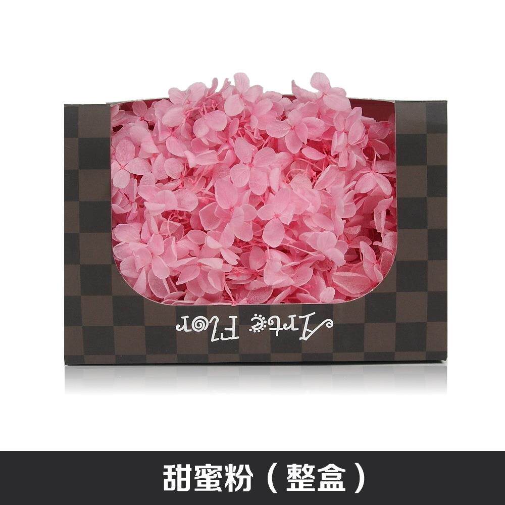 木绣球永生花中叶永生玫瑰礼盒玻璃罩花材保鲜花永生花材