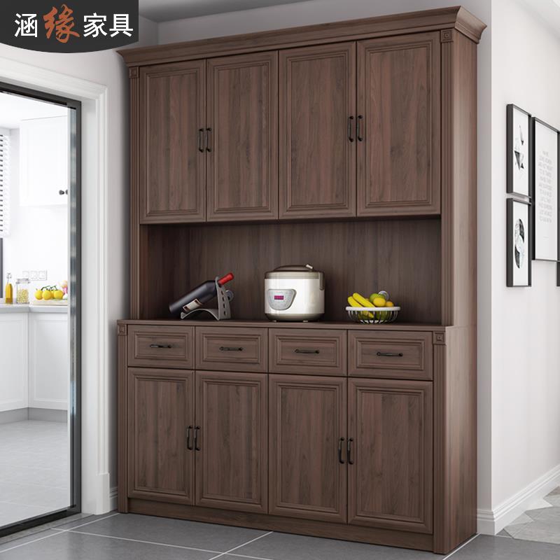 现代简约餐边柜一体靠墙高柜厨房柜子储物柜橱柜家用收纳柜7G-219