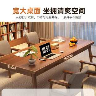 客厅大长书桌去客厅化桌子工作台家用办公电脑桌学生学习长条桌