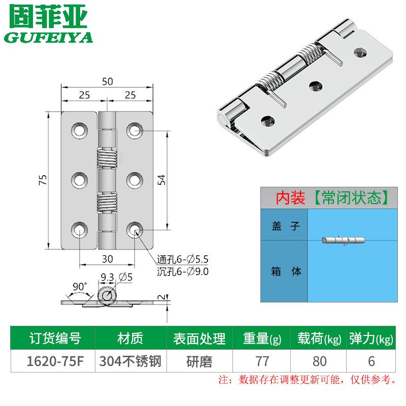 不锈钢弹簧合页大全家具连接件