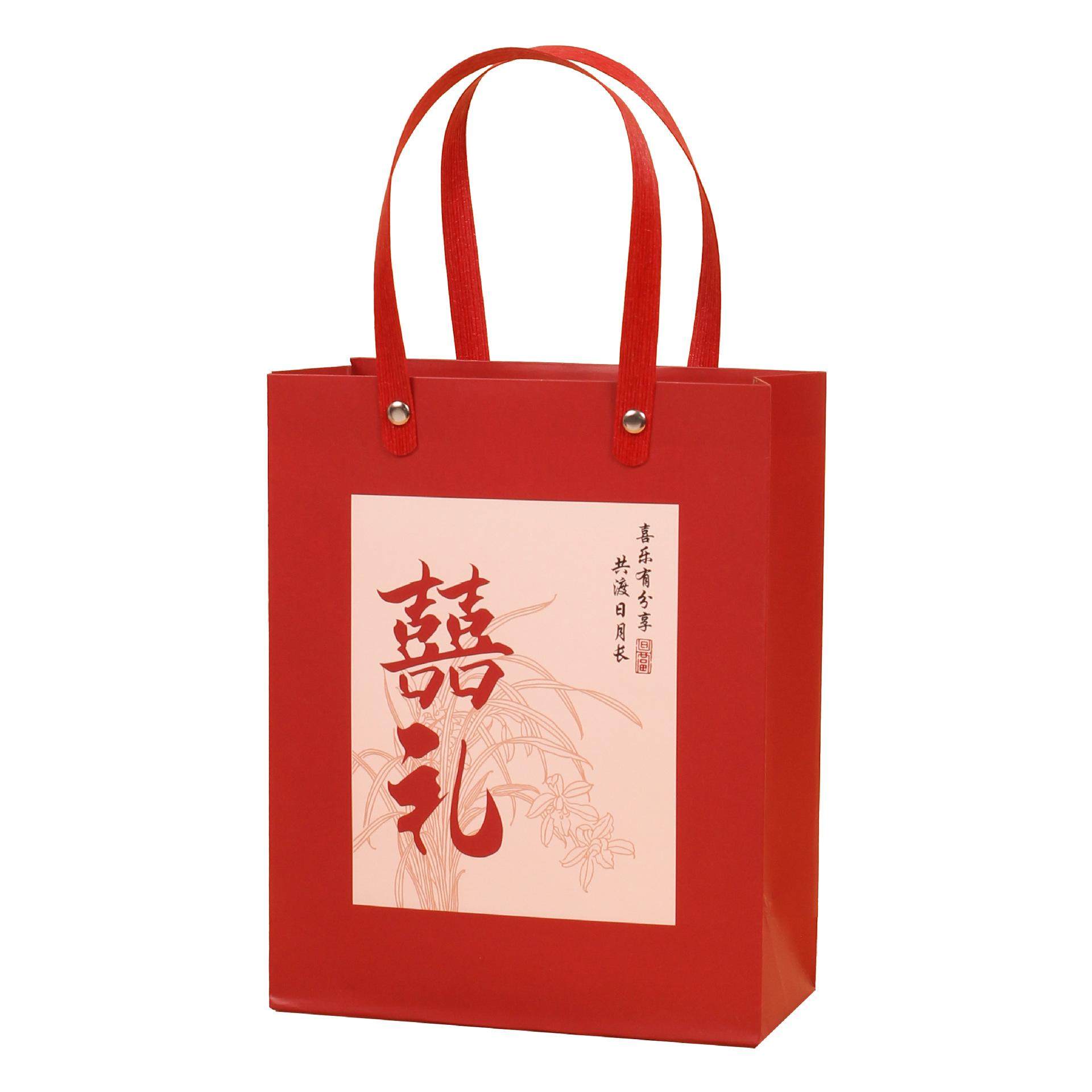 202新款结婚喜糖盒子中国风婚礼用订婚宴糖果盒袋子空盒包装礼盒