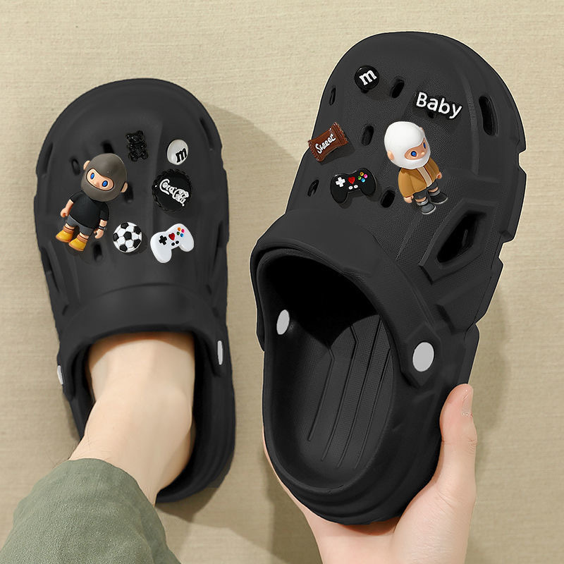 洞洞厚底沙滩情侣包头拖鞋拖鞋