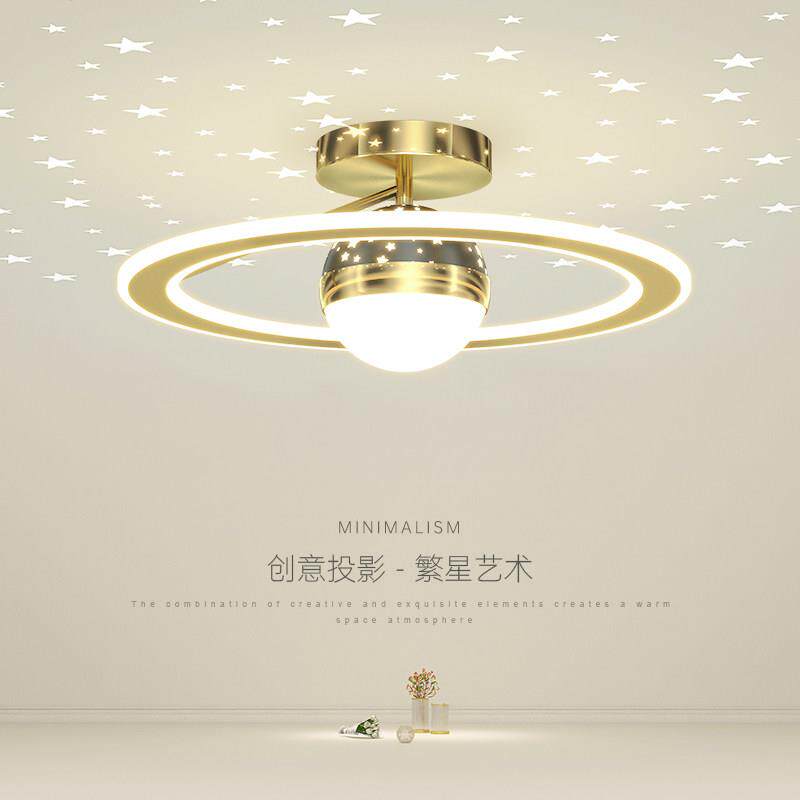 满天星卧室灯创意浪漫温馨轻奢星空顶灯投影客厅灯房间主卧吸顶灯