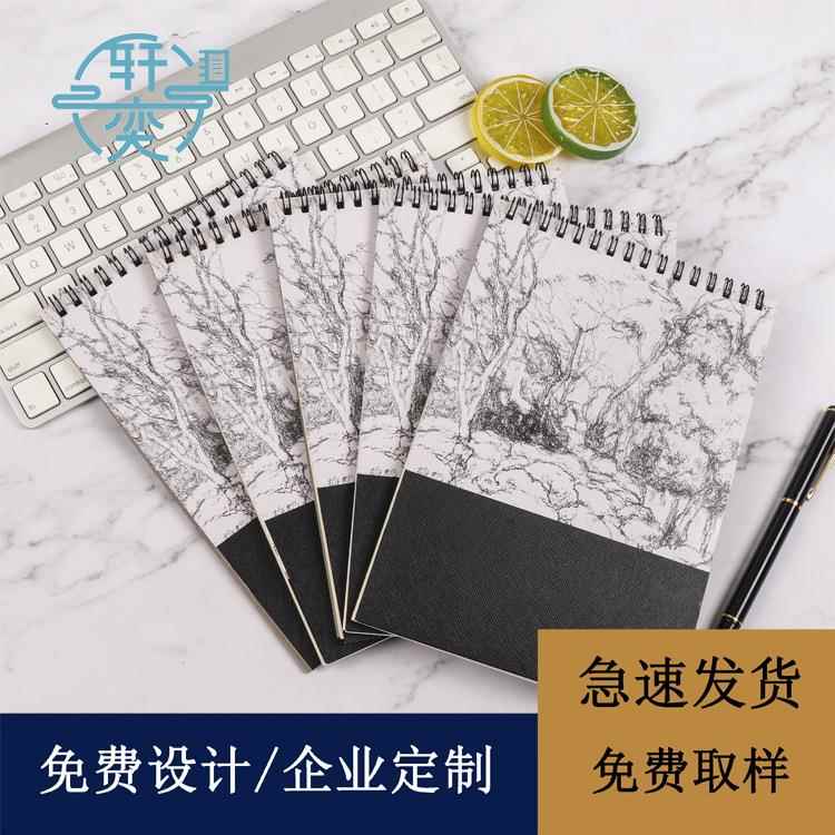 创意绘画本定制高颜值线圈笔记本记事本子手账本学生日记本