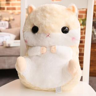 高档仓鼠娃娃公仔可暖手抱绒枕插手爱情偶人礼物毛玩具睡觉抱玩男