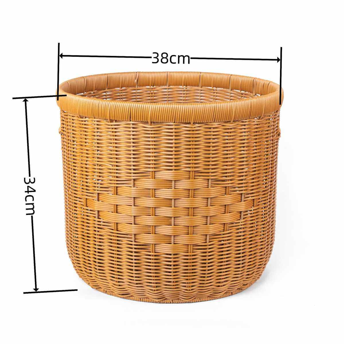 圆桶中国结脏衣篮收纳轻奢酒店客厅家用创意简约藤编浴室洗衣篓,收纳整理,其他收纳篮,淘宝优惠券,粉丝福利购,淘宝优惠卷