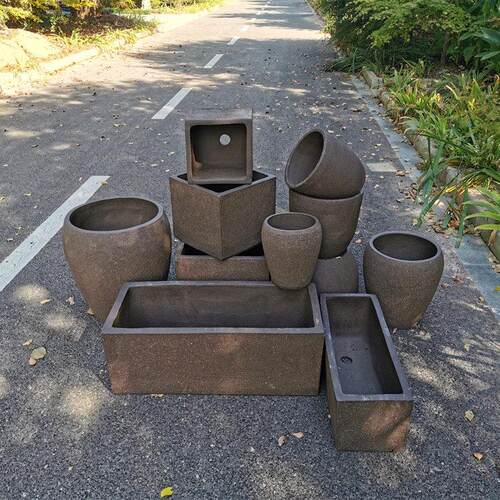 长方形马槽盆陶瓷种菜专用花箱紫砂土陶花盆透气粗陶农村庭院水缸